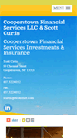 Mobile Screenshot of cooperstownfinancial.com